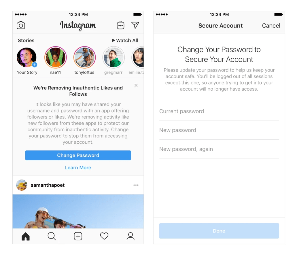 Instagram удаляет фейковые лайки, комментарии и угрожает аккаунтам